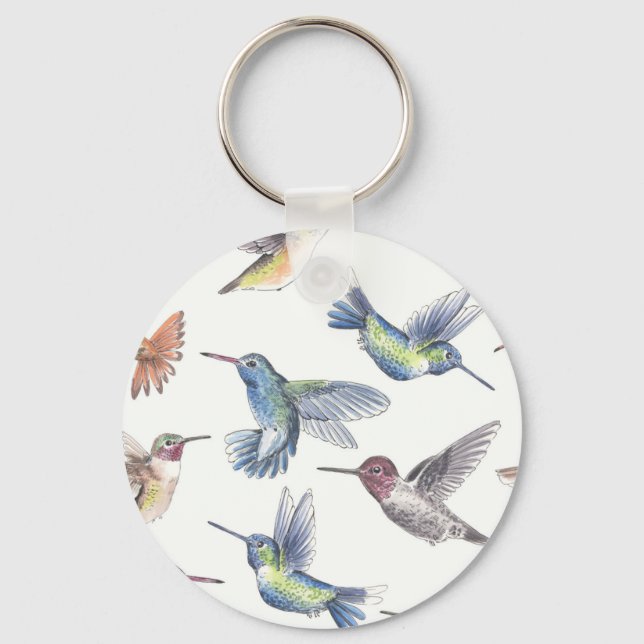 Hummingvögel Schlüsselanhänger (Vorderseite)