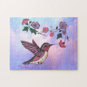 Hummingvogel und Blume