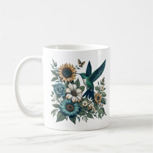 Hummingvogel und Blume Kaffeetasse