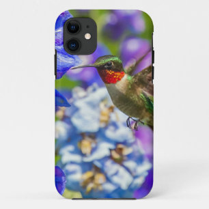 Hummingvogel und Delphinium Case-Mate iPhone Hülle