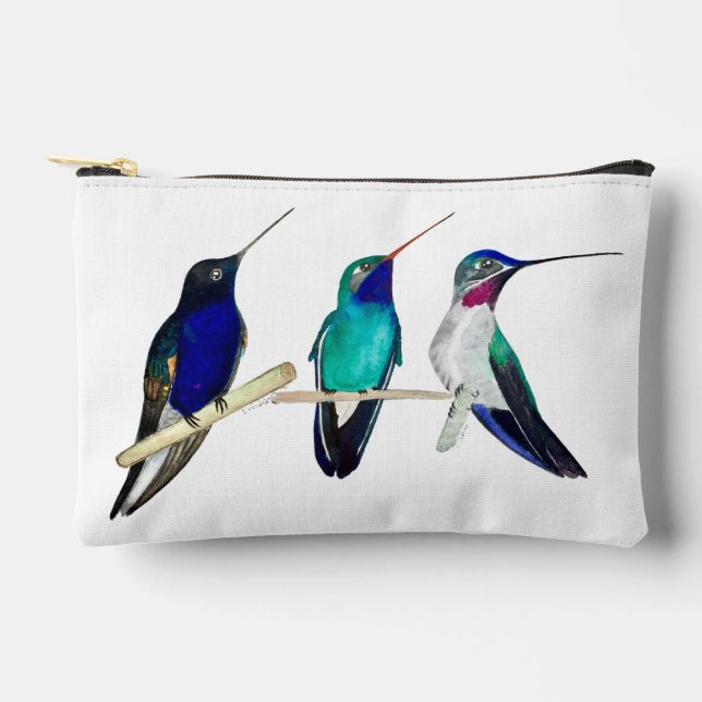 Hummingvögel Zubehörtasche (Vorderseite)