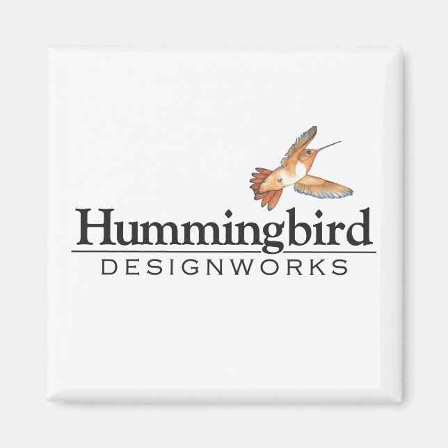 Humminngbird Designworks Magnet (Vorne)