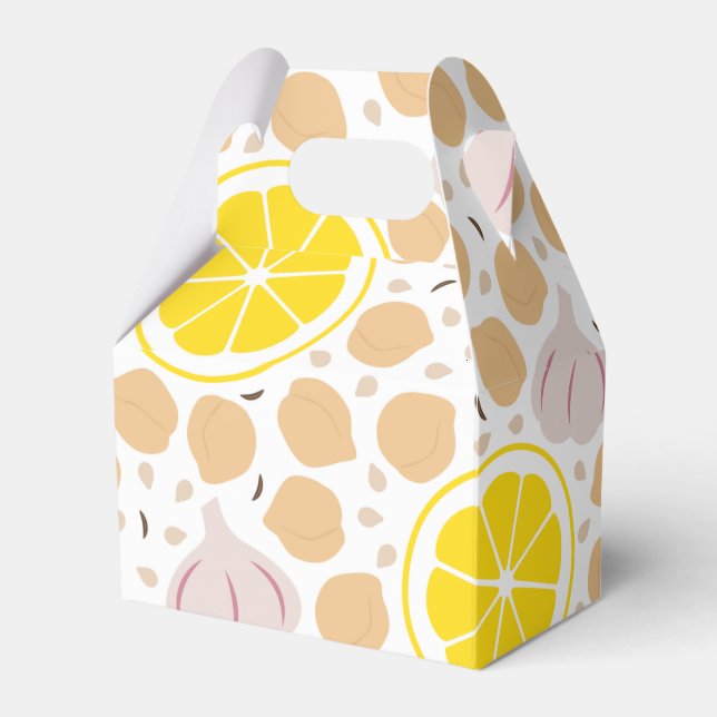 Hummus Favor Box Geschenkschachtel (Vorderseite)