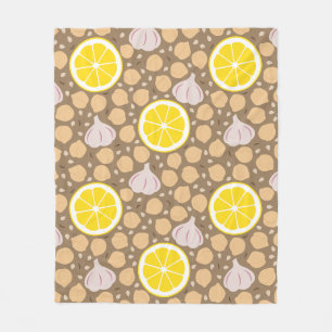 Hummus Fleece Blanket