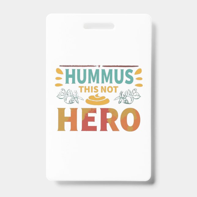 Hummus Hero Ausweis (Vorderseite)