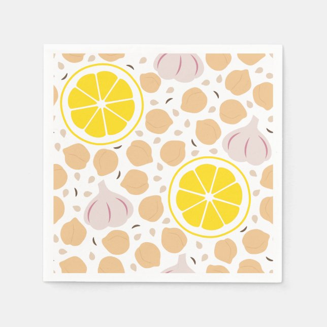 Hummus Napkins Serviette (Vorderseite)