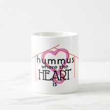 Hummus wo das Herz Spaß macht Typografie
