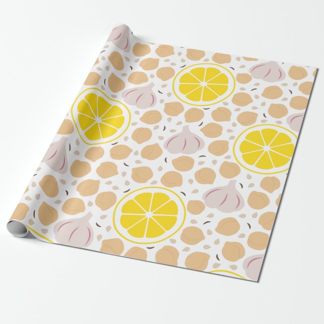 Hummus Wrapping Paper Geschenkpapier (Ungerollt)