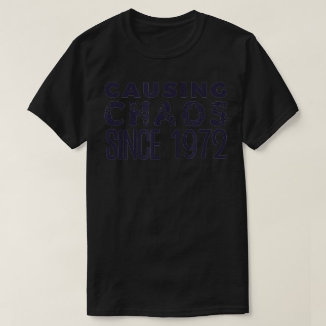 Humor 1972 Funny 50 Year Old Bday Men Women 50th B T-Shirt (Design vorne)