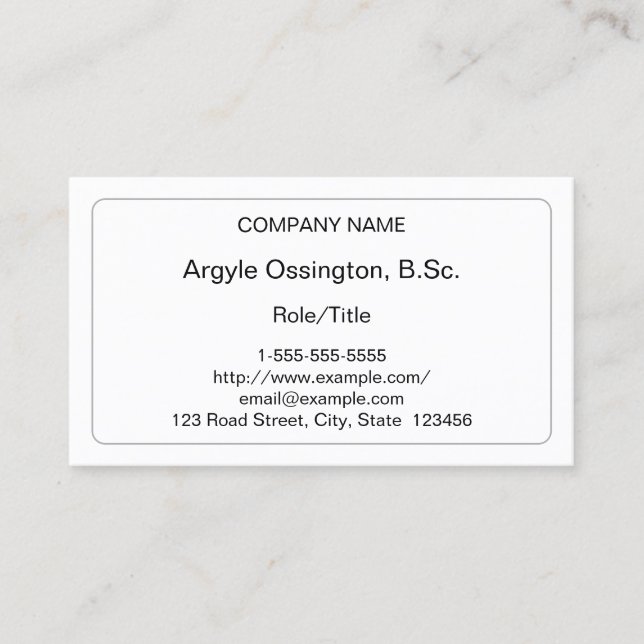 Humor, Apple, Corporate Business Card Visitenkarte (Vorderseite)