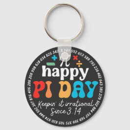 Humor Be Irrational Celebrate Pi Symbol Math  Schlüsselanhänger
