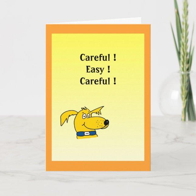 Humor Birthday Card Karte (Vorderseite)
