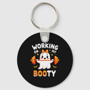 Humor Boo Arbeite an meinem Po Fitnessstudio Hallo Schlüsselanhänger