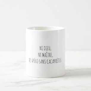 Humor Gott Meister Apéro Zitat Lustig Französisch Kaffeetasse