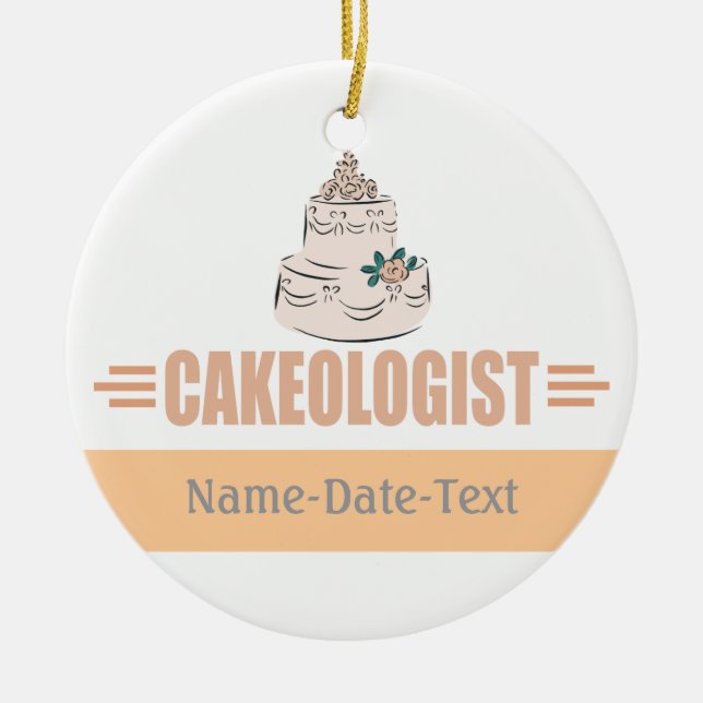 Humor Keramik Ornament (Vorne)