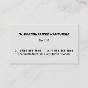 Humor, Konservativ und Corporate Business Card Visitenkarte