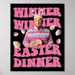 Humor Lustig Trump Gewinner Gewinner Ostern Abende Poster