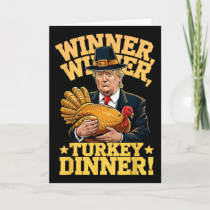 Humor Lustig Trump Gewinner Gewinner Truthahn Aben Karte