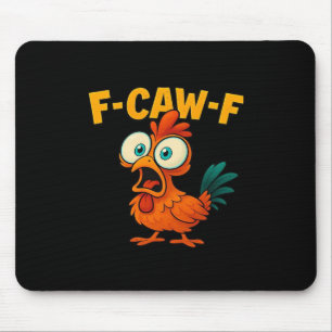 Humor Lustiger Krähe F-Caw-F Gothic Mousepad