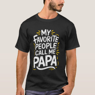 Humor Meine Lieblingsmenschen nennen mich Papa Sar T-Shirt