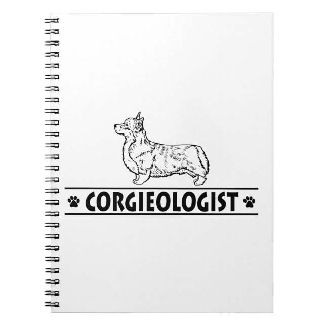 Humor Pembroke Welsh Corgie Notizblock (Vorderseite)