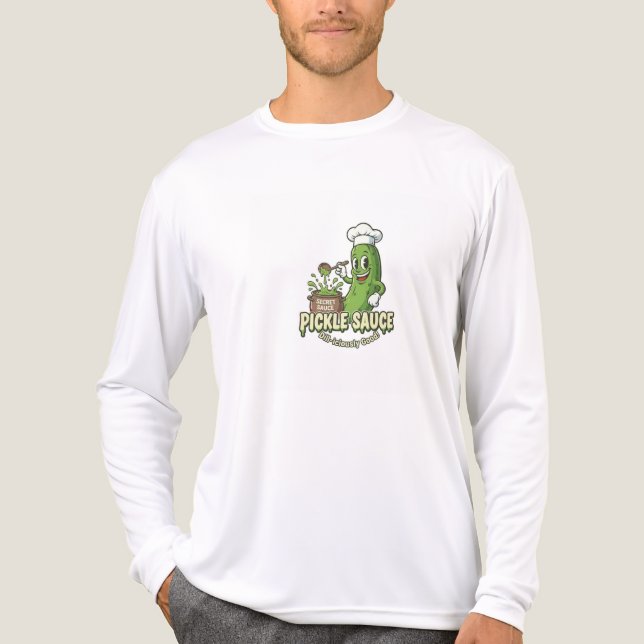 Humor-Pickle-Sauce Tri-Blend Shirt (Vorderseite)