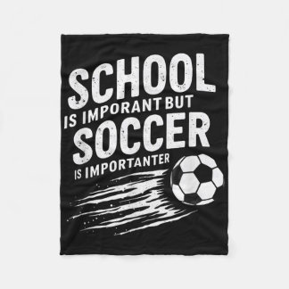 Humor Schule Ist Wichtig Aber Fußball Ist Wichtig Fleecedecke