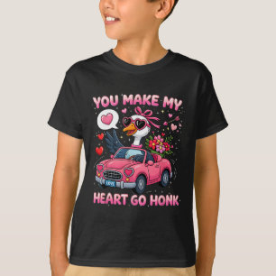Humor Süße Liebe Gans Kokette Valentinstag Lustig  T-Shirt