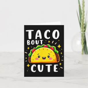 Humor-Taco über süße Mädchen-Geburtstagsfeier Karte