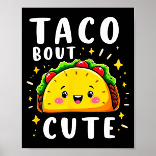 Humor-Taco über süße Mädchen-Geburtstagsfeier Poster