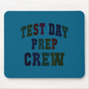 Humor-Test-Tag-Vorbereitungscrew bruh Wissenschaft Mousepad