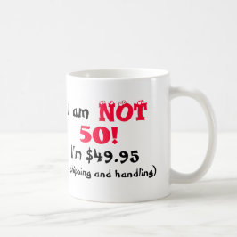 Humorale 50. Geburtstagsfeier-Tasse Kaffeetasse