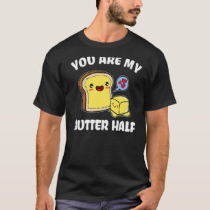 Humorale Aussage Couple Valentine's Day Heart Pa T-Shirt