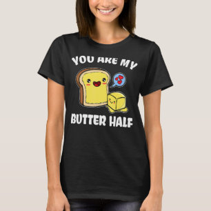 Humorale Aussage Couple Valentine's Day Heart Pa T-Shirt