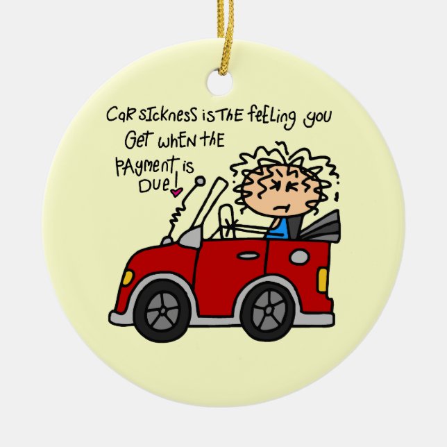 Humorale Autokrankheit Keramik Ornament (Vorne)