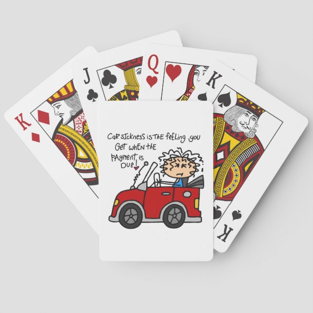 Humorale Autokrankheit Spielkarten (Rückseite)