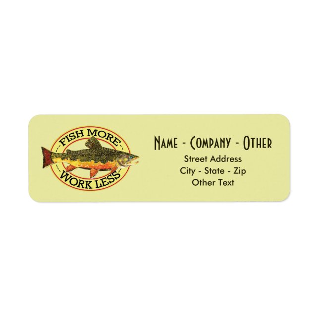 Humorale Fische mehr - Arbeit weniger Forellenfang (Vorne)
