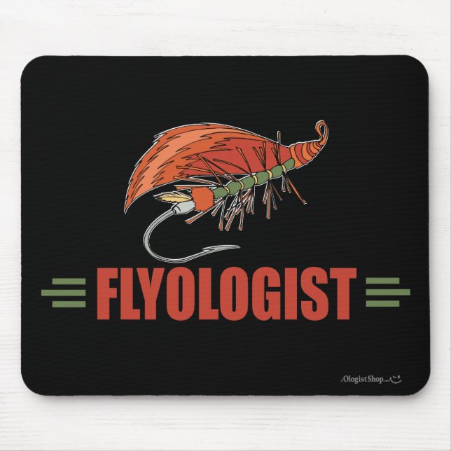 Humorale Fliegenbindung, Fliegenfischerei Mousepad (Vorne)