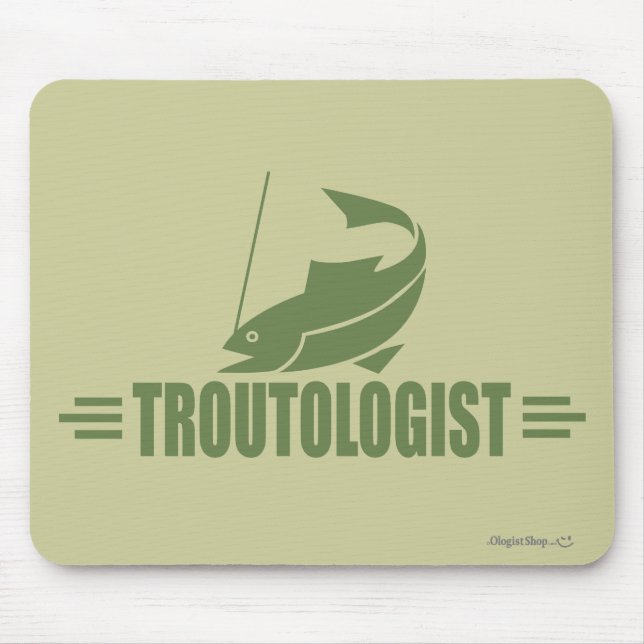 Humorale Forellenfischerei Mousepad (Vorne)