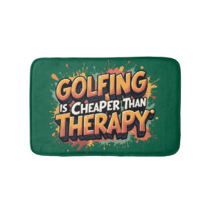 Humorale Golftherapie Badezimmer Spaß Badematte
