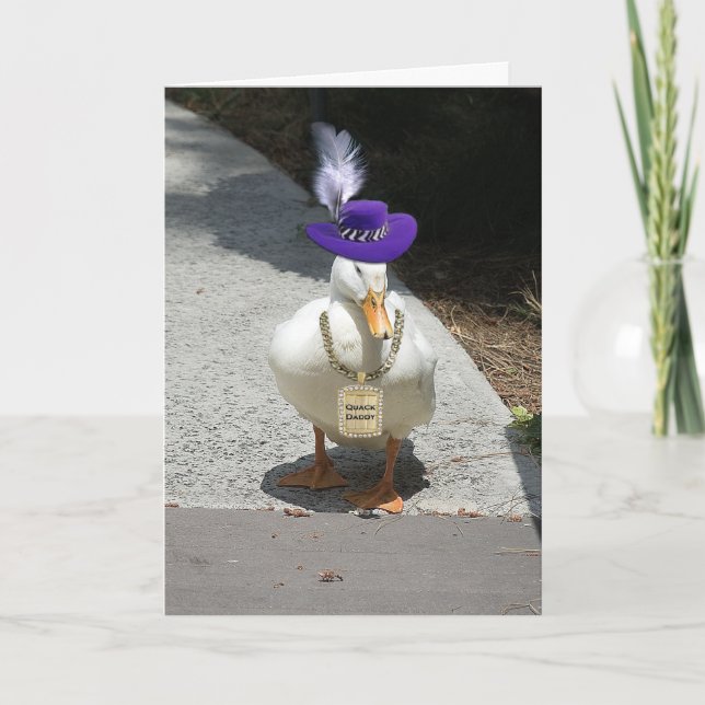 Humorale Grußkarten Karte (Vorderseite)