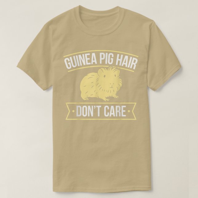 Humorale Guinea Schweinehaar Guinea Schwein T-Shirt (Design vorne)