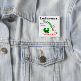 Humorale Landline Phones Personalisierte Namen Button