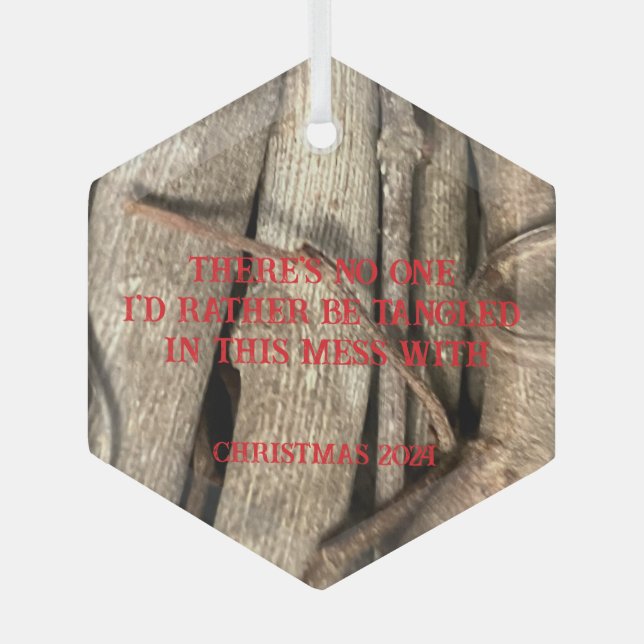 Humorale Paarverzierung Ornament Aus Glas (Vorderseite)