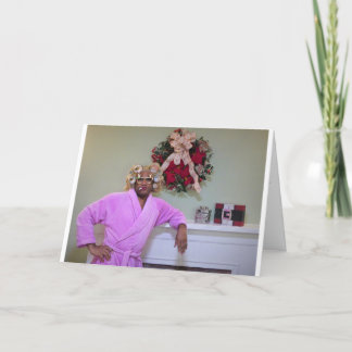 Humorale Weihnachtskarte Feiertagskarte