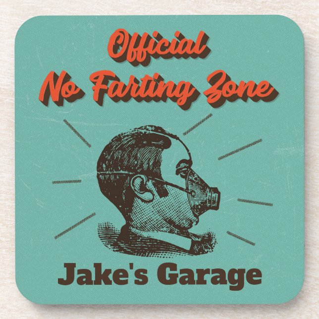 Humorale Zone ohne Farbezone Getränkeuntersetzer (Vorderseite)