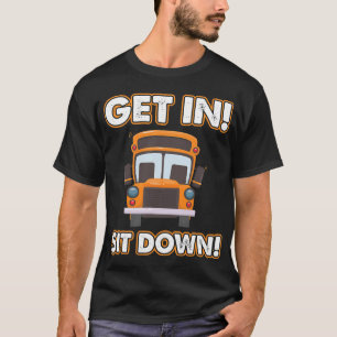 Humoraler Busfahrer in der Schule T-Shirt