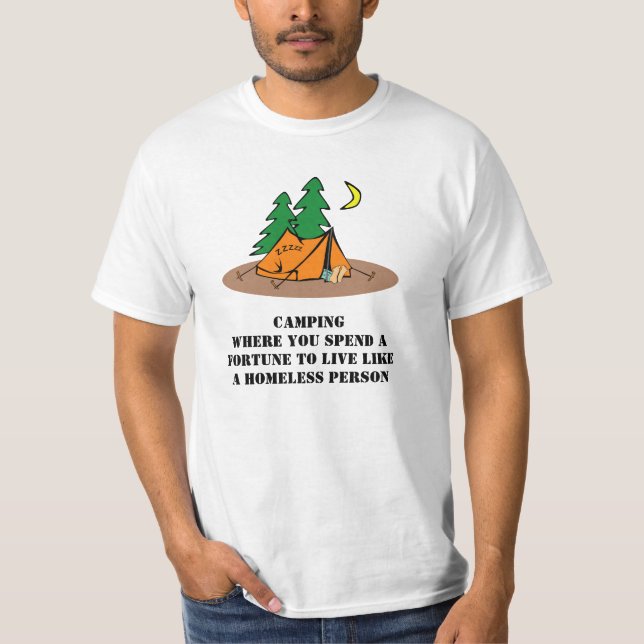 Humoraler Camper-T - Shirt (Vorderseite)