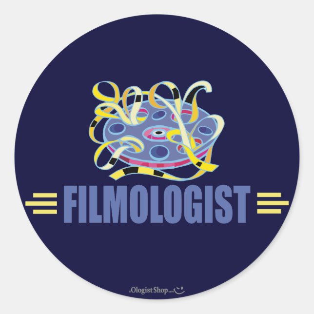 Humoraler Film Runder Aufkleber (Vorderseite)