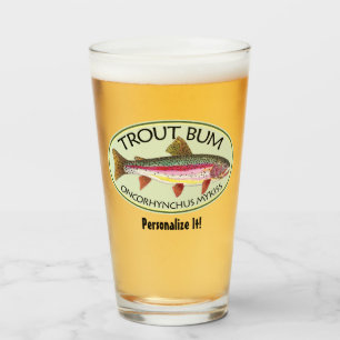 Humoraler Forellenfisch Glas